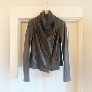 Vince Leather Biker Jacket